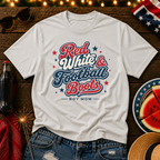 Red White & Football Boots