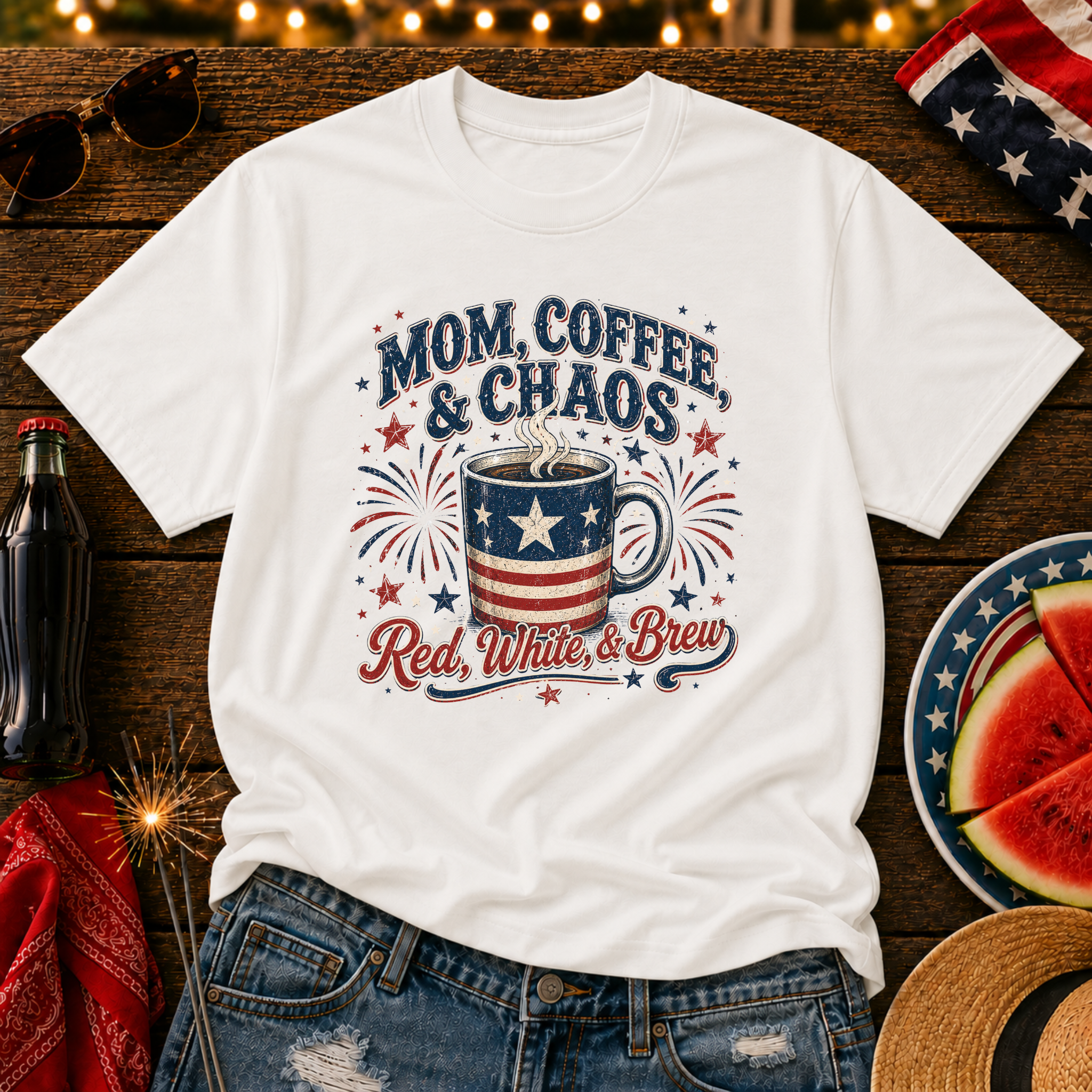 Red White & Brew Mom