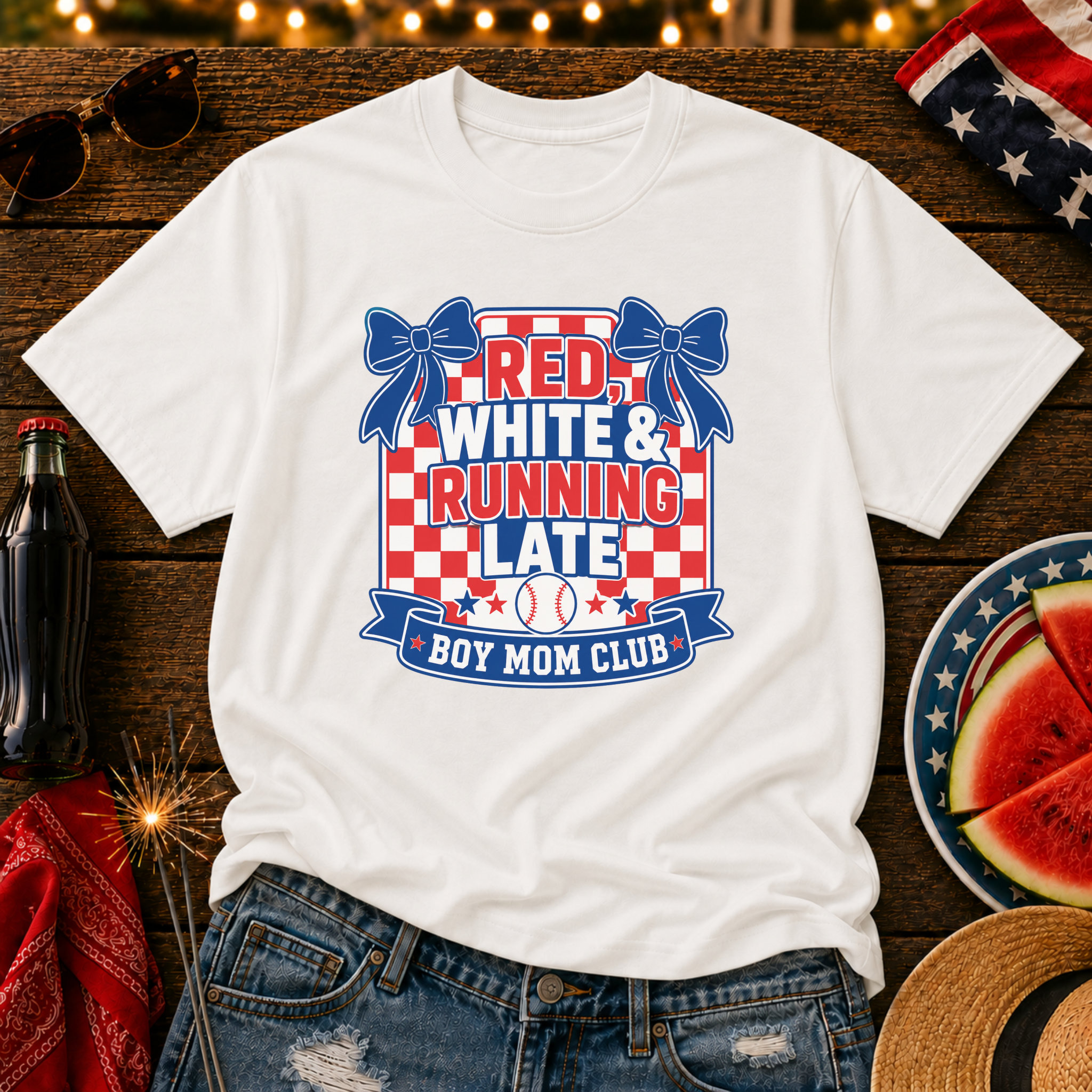 Red White & Running Late Boutique