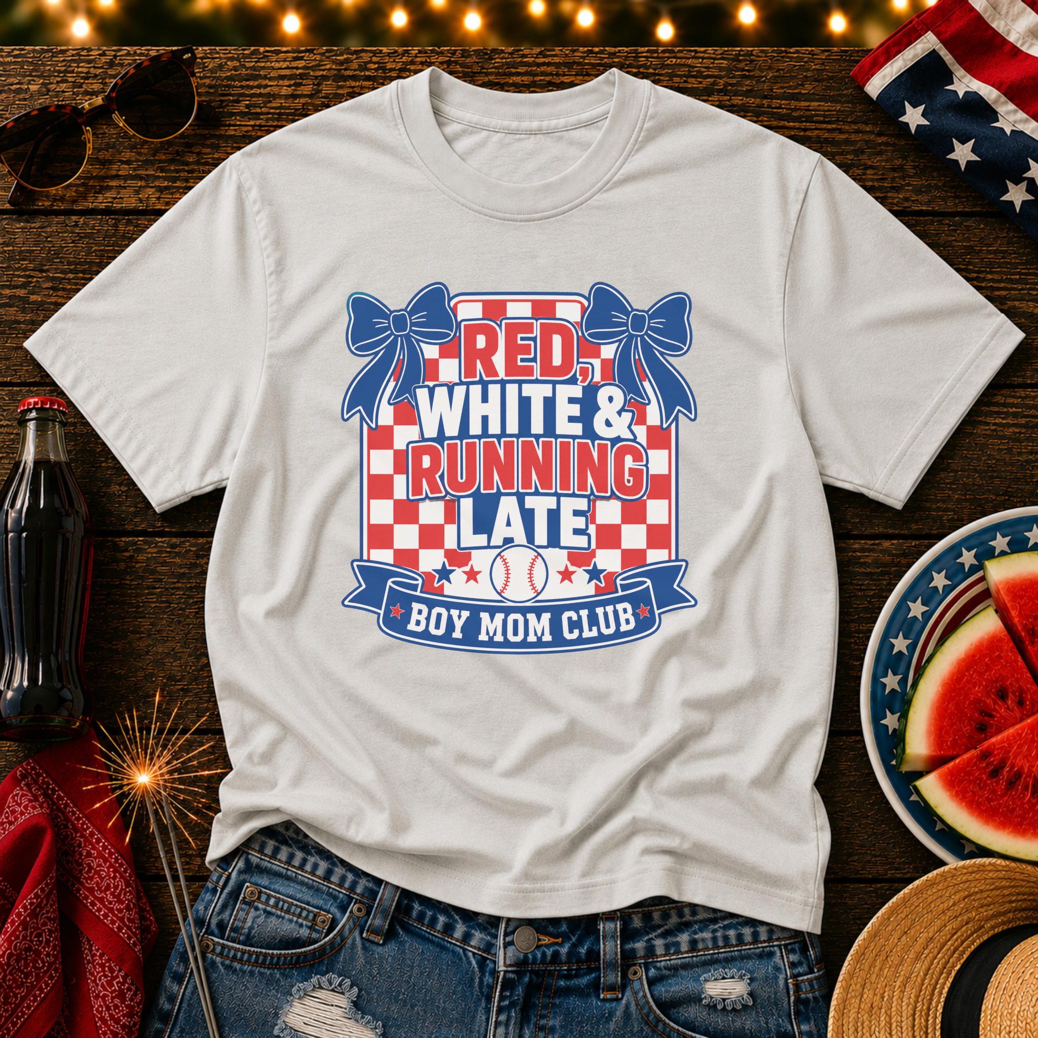 Red White & Running Late Boutique