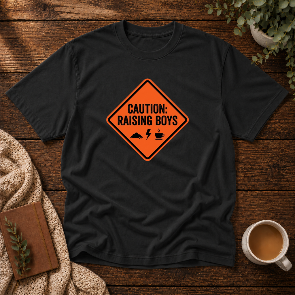 Caution Raising Boys T-Shirt