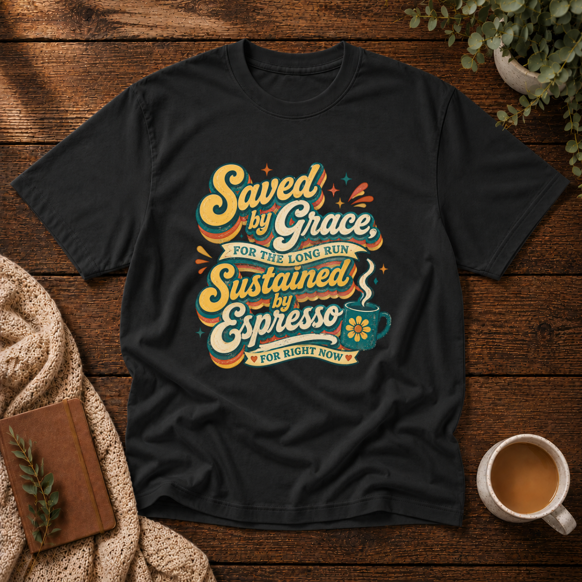 Sustained By Espresso T-Shirt