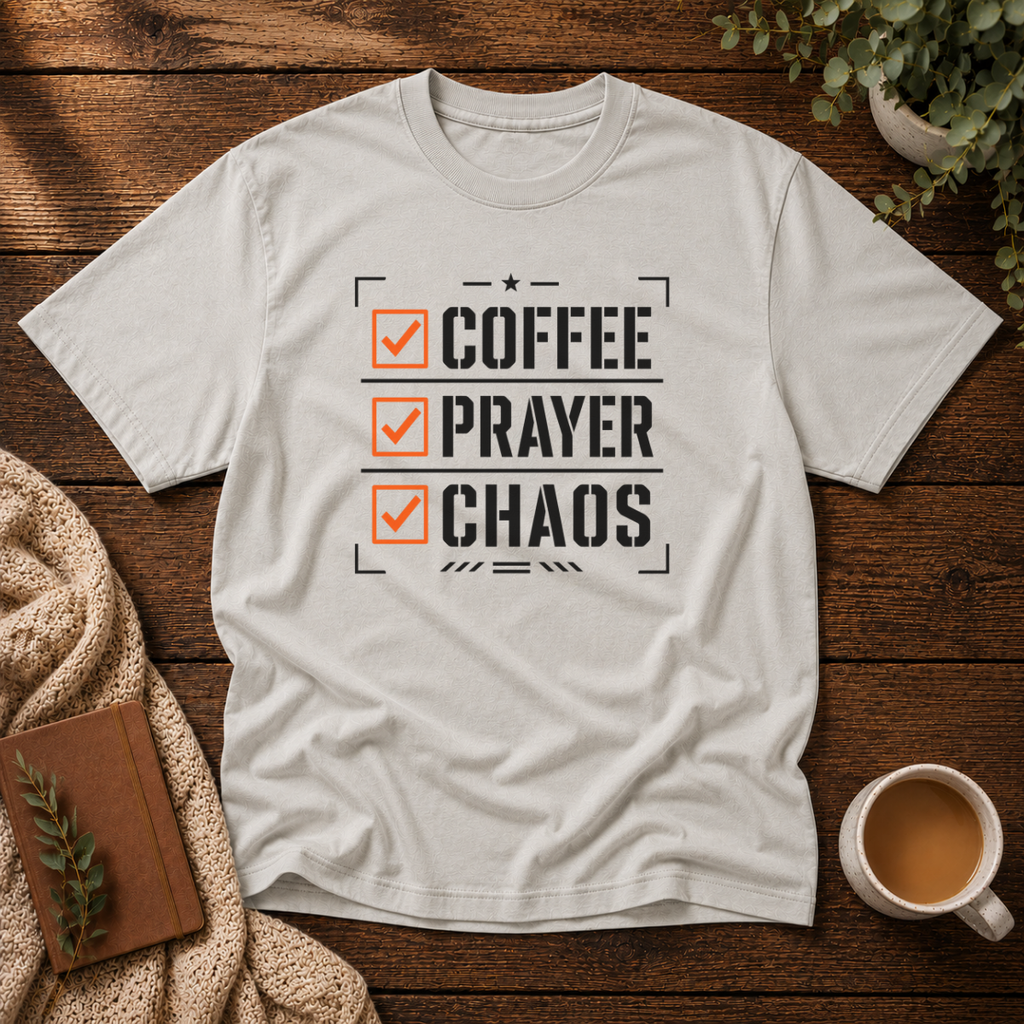 Coffee Prayer Chaos T-Shirt