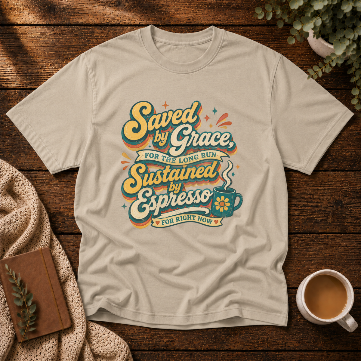 Sustained By Espresso T-Shirt