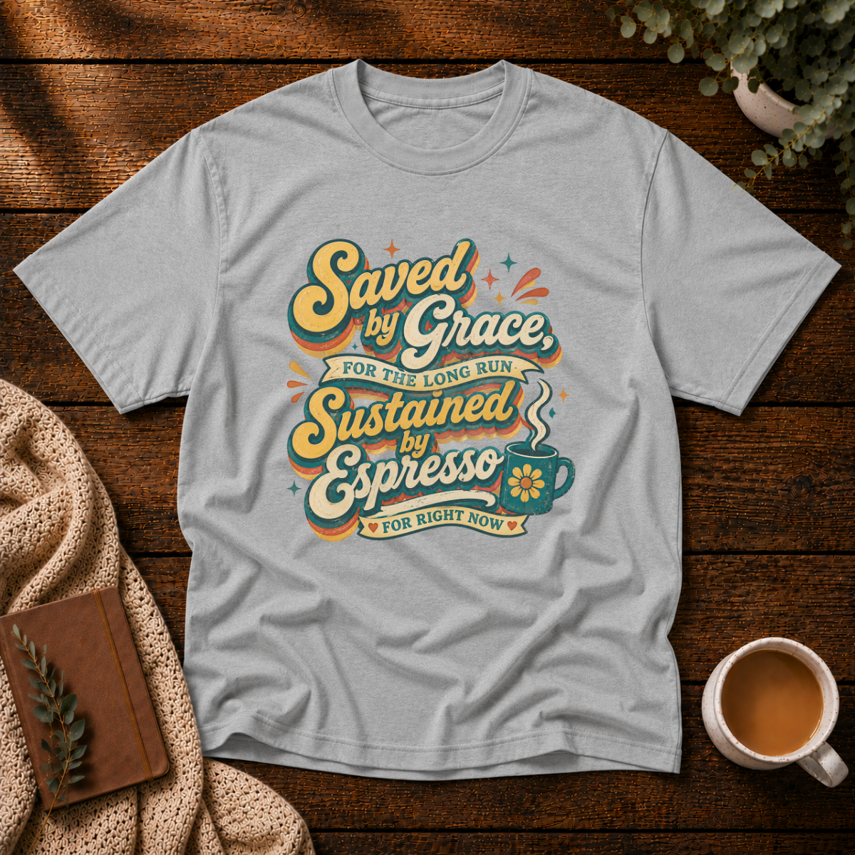 Sustained By Espresso T-Shirt