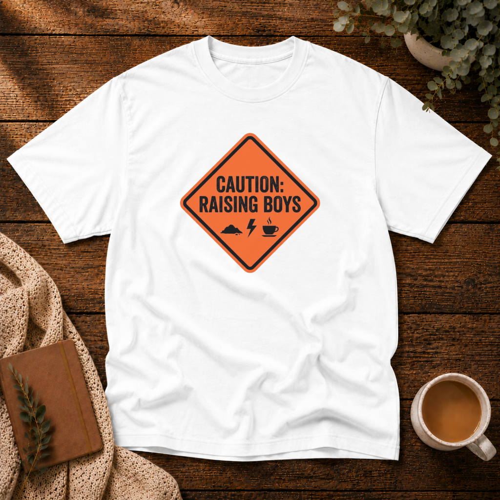 Caution Raising Boys T-Shirt